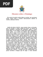 Discurso Sobre o Domingo