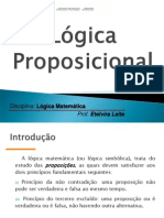 Lógica Matemática - Lógica Proposicional PDF