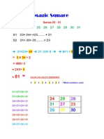 Magic Squares