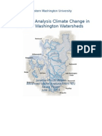 Geospatial Analysis Climate Change in Western Washington Watersheds