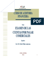 Examen de Las Cuentas Por Pagar Comerciales - Univ Alas Peruanas
