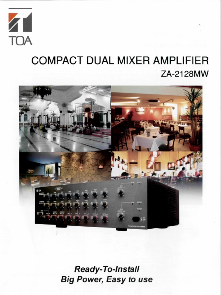 Toa ZA-2128MW | PDF