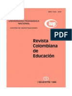 Revista Colombiana de Educación Nº15
