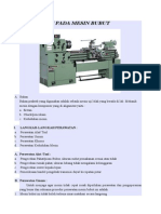 Perawatan Pada Mesin Bubut