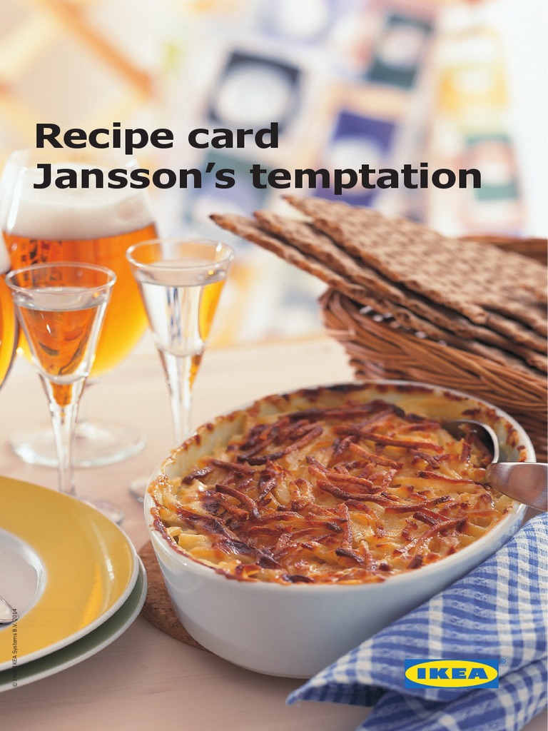 Jansson's Temptation Recipe Guide | PDF