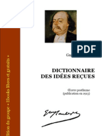 Flaubert Dictionnaire Des Idees Recues