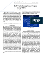 Electricity Theft Control Using Smart Prepaid Energy Meter