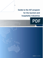 Guide to the 457 Program for the Tourism and Hospitality Industries