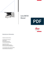 Leica DM-750 Microscope - User Manual