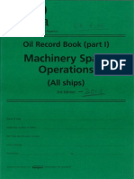 UK Oil Record Book Part-1 Machinery Spaces