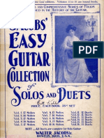 Walter Jacobs Easy Guitar Duets-Vol 12
