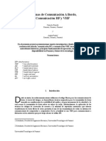 Sistemas de Comunicación A Bordo, Comunicación HF y VHF