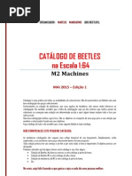 Catálogo de Miniaturas de Beetles (Fuscas) da M2 Machines - Big Beetle