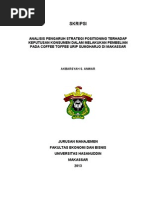 Download Akbarsyah S Anwar A21108105 - Analisis Pengaruh Strategi Positioning Terhadap Keputusan Konsumen Dalam Melakukan Pembelian Pada Coffee Toffee Urip Sumoharjo Di Makassar by Retnaning Nurani Sayekti SN268451508 doc pdf