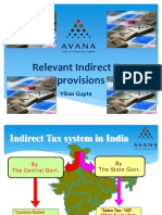 Avana - Relevant Indirect Taxes