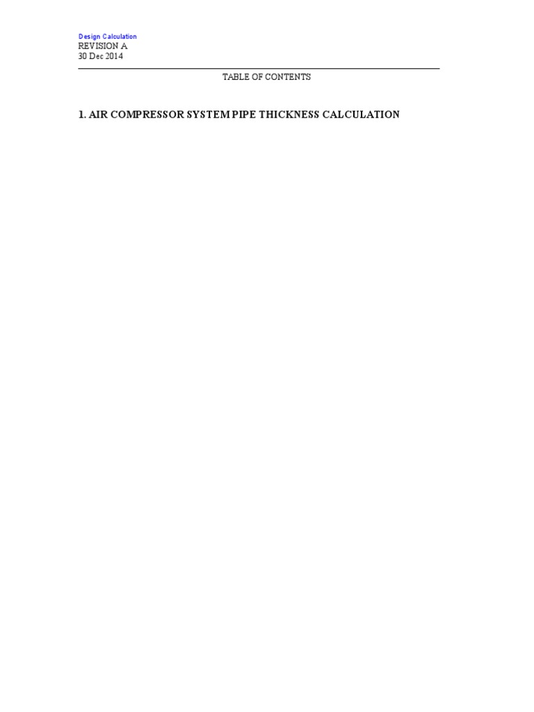 Air Compressor Pipe Thickness Guide | PDF | Technology & Engineering