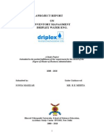 Inventory Management System Driplex