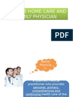Home Care and Family Physician