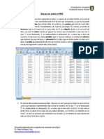 Guía Para Los Análisis en SPSS