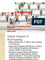 E Purchasing Pelatihan