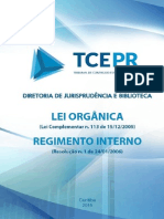 Lei Orgânica e Regimento Interno