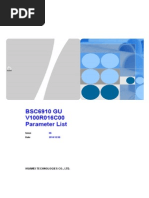 BSC6910 GU V100R016C00SPC650 Parameter Reference