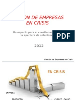 Gestion de Empresas en Crisis-Presentacion