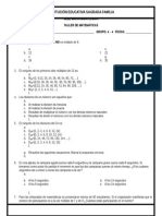 Taller de Matemáticas 4º (Teoría de Números - 2do Periodo)