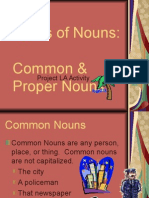 Types of Nouns: Common & Proper Nouns: Project LA Activity
