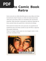 Efeito Comic Book Retro