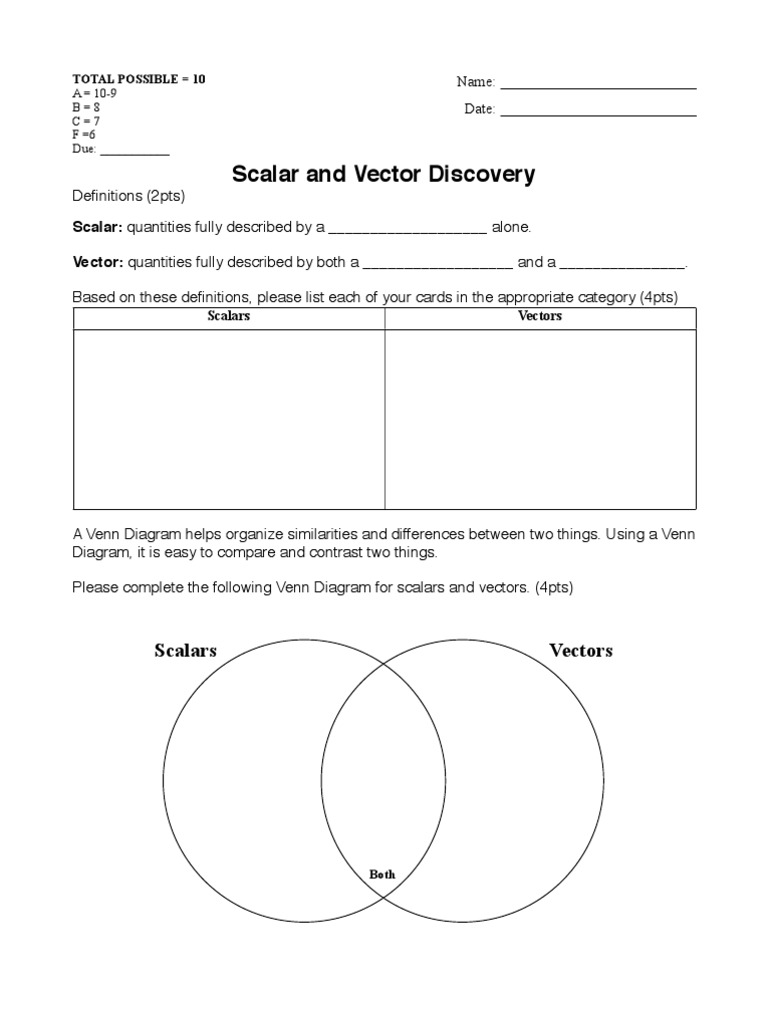 Scalar vs. Vector Quantities Guide | PDF | Euclidean Vector | Force