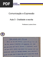 Aula3-Oralidade e Escrita