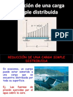 Carga distribuida fuerza resultante