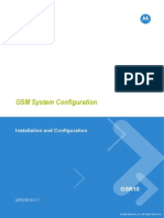 Motorola GSR10 GSM Configurations and RNO