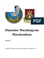 Dainoden Macalangcom Marohombsar
