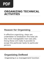 Organizing Technical Activities