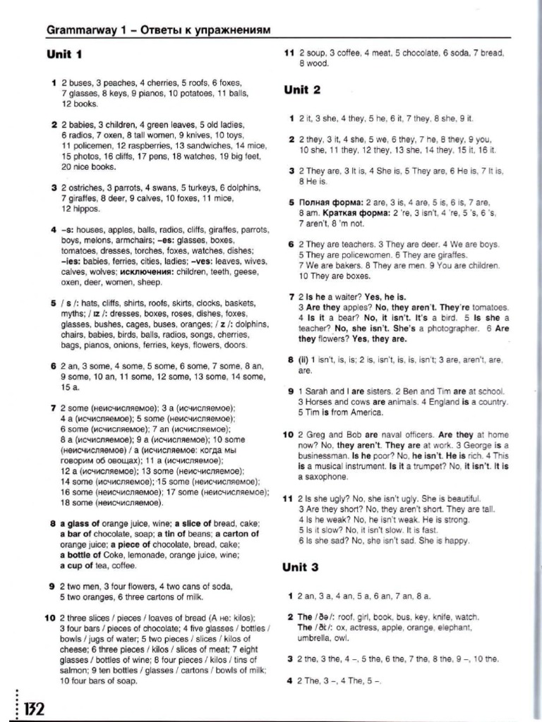 Ответы pdf учебник grammarway 3