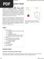 Movimiento Armónico Simple