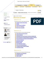 Organic Chemistry - What Careers Are Related