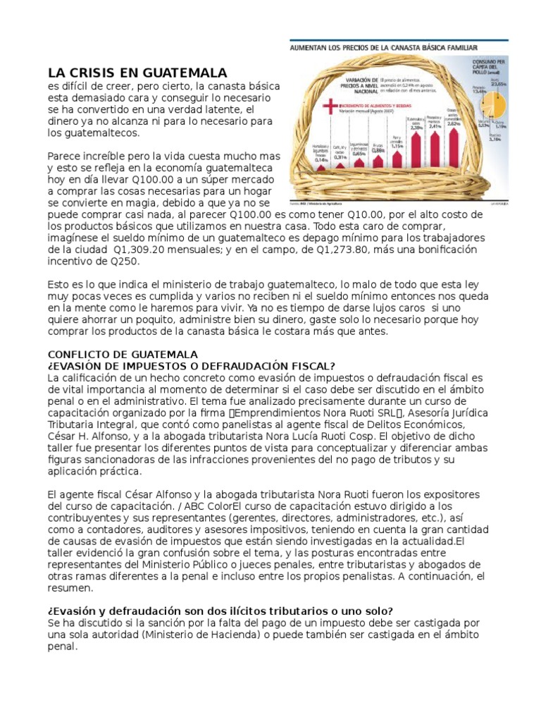 La Crisis en Guatemala | PDF | Derecho penal | Guatemala