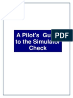 A pilots guide to simulator checkride