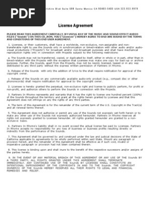 License Agreement