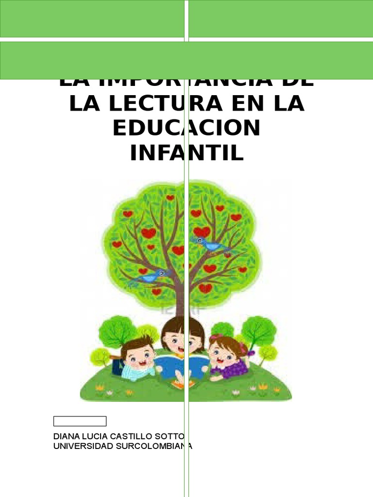 Importancia de la Lectura en Educación Infantil | PDF | Lectura ...