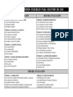 Contenidos Mínimos 2ºESO