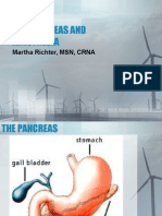 The Pancreas and Anesthesia