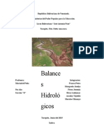 Balance hidrológico Tucupita