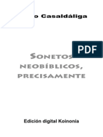 Casaldáliga.Sonetos neobíblicos precisamente 