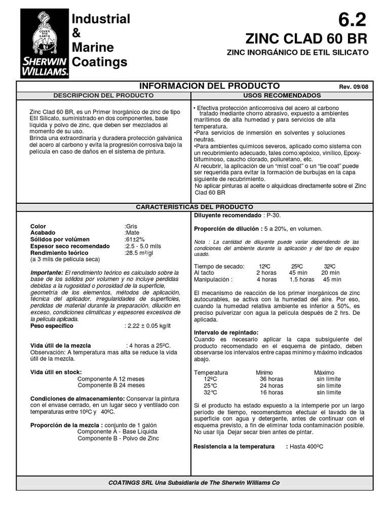 ZincClad60BR Zinc Paint