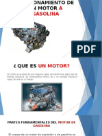 Funcionamiento de Motor a Gasolina 