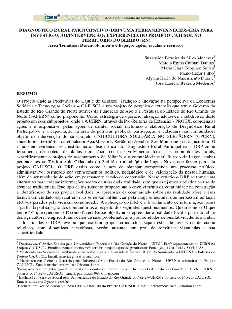 PDF) DEBATENDO O CONCEITO DE REFORMA AGRÁRIA: considerações sobre